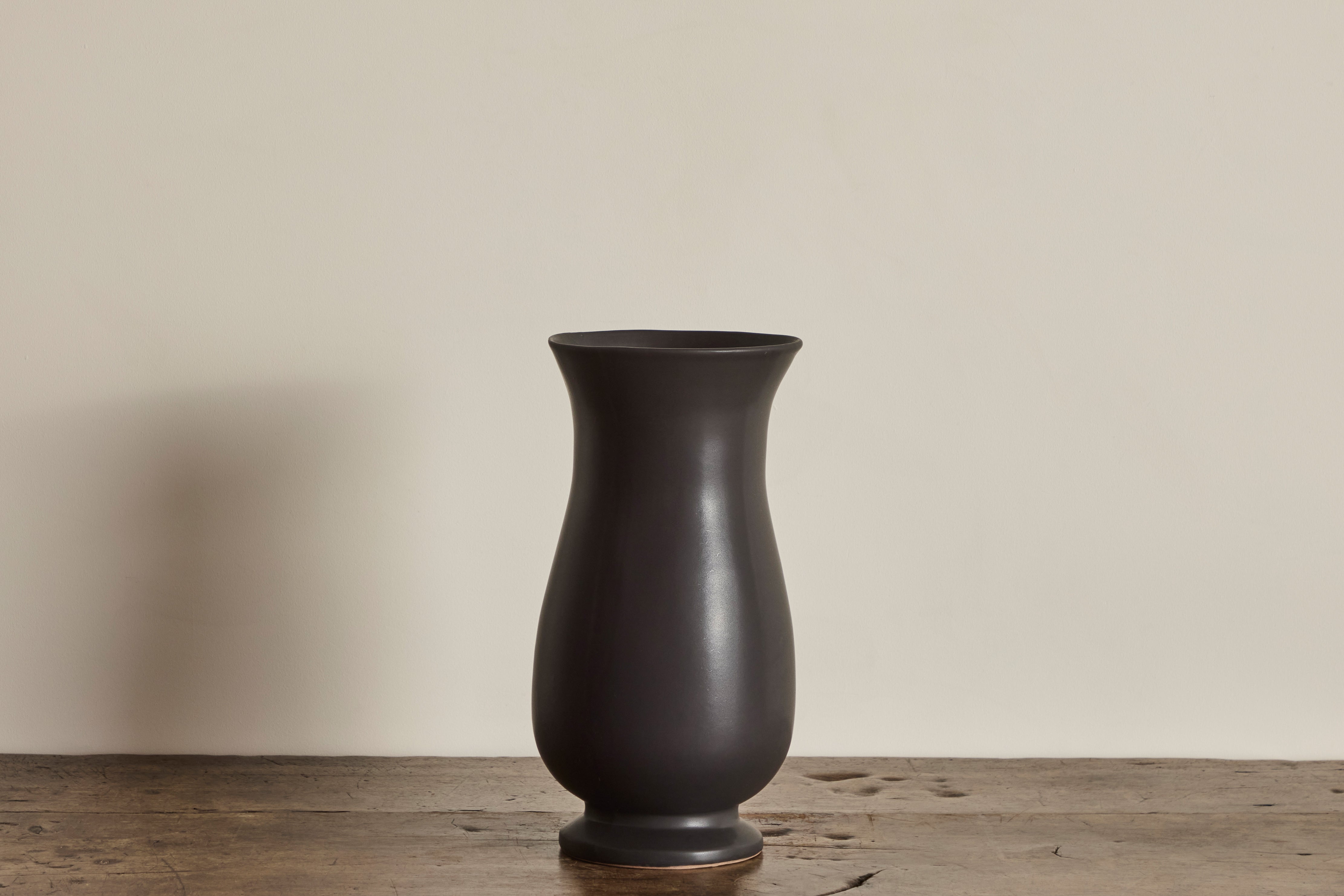 Large Black Deco Vase
