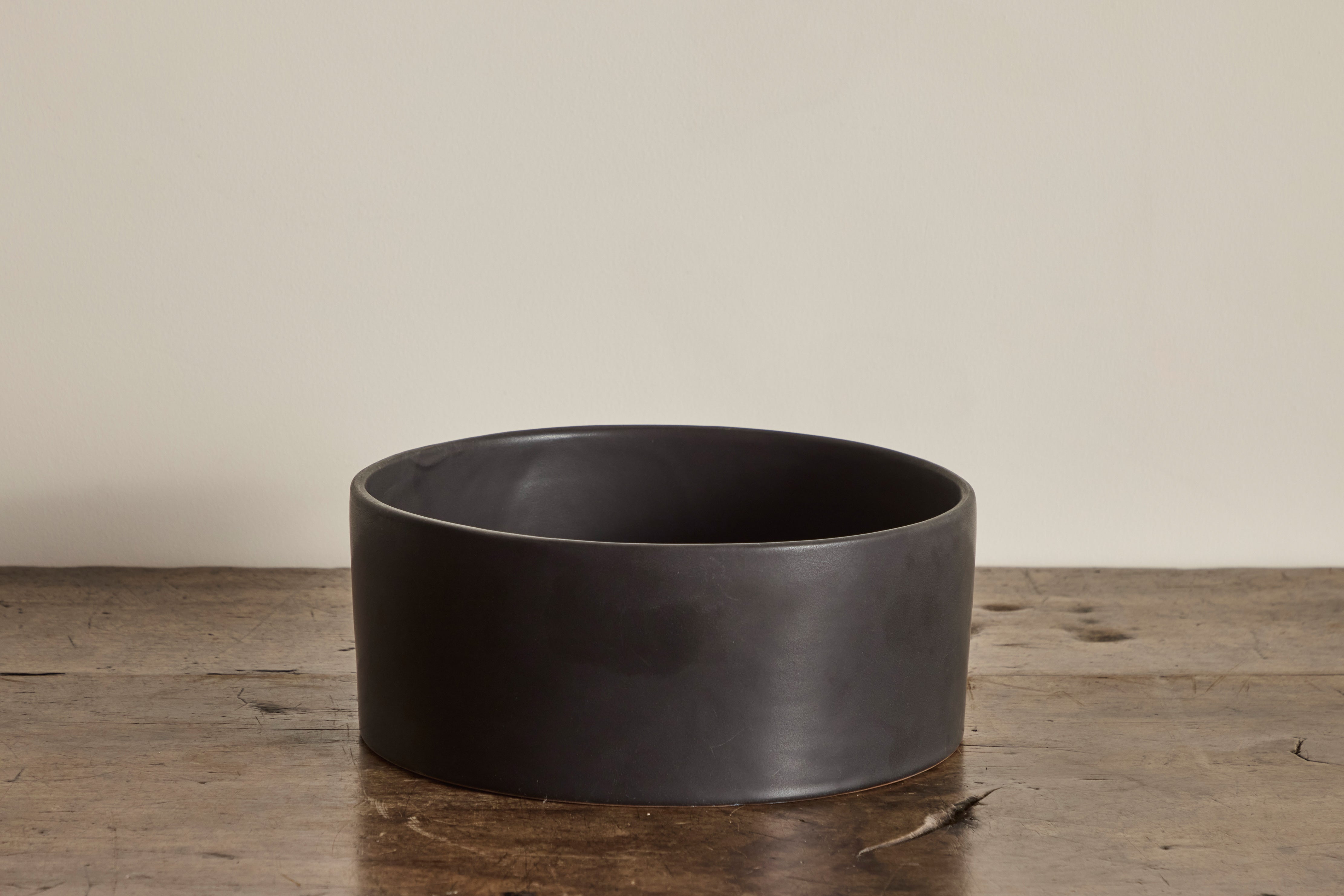 Black Glazed Bowl