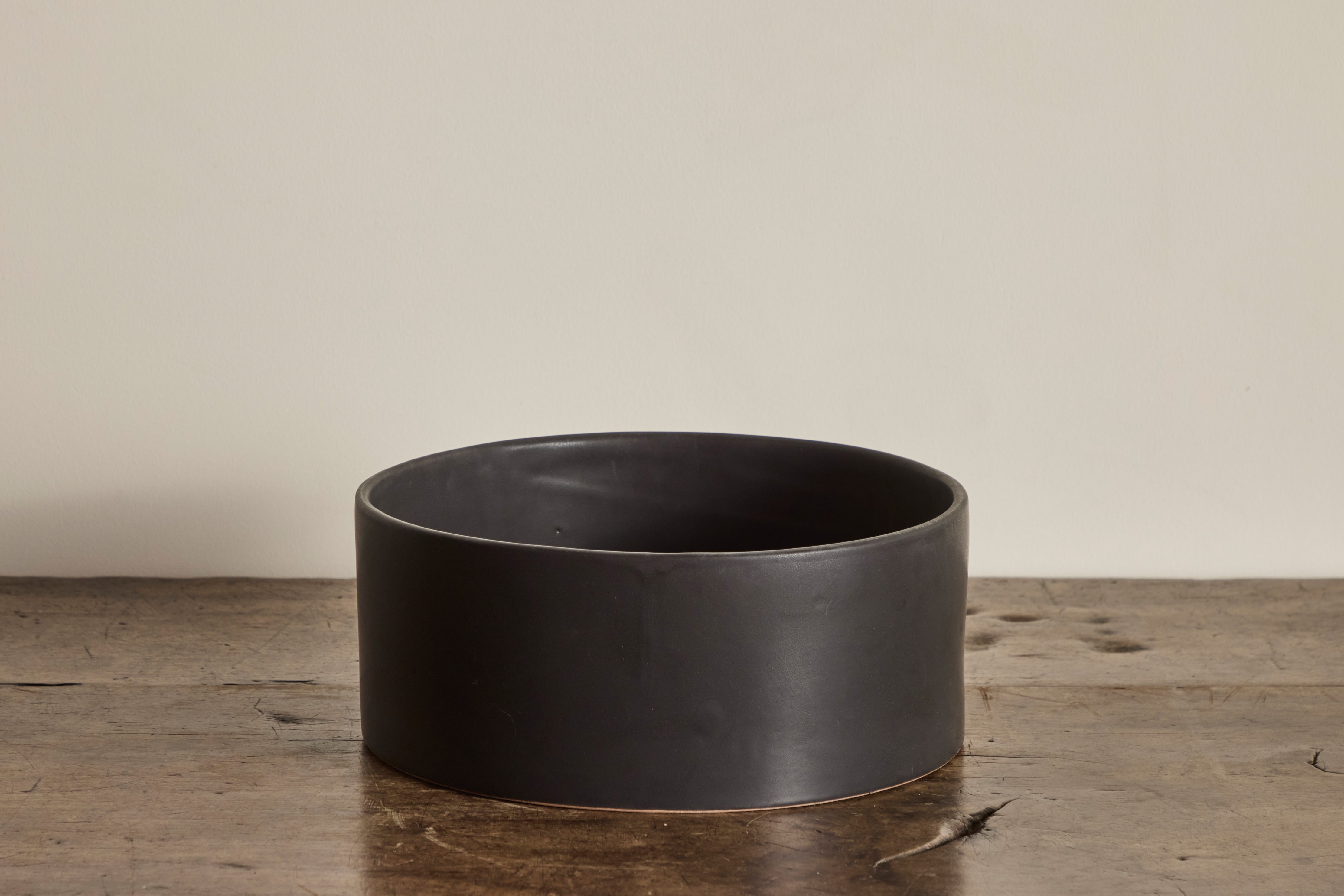Black Glazed Bowl