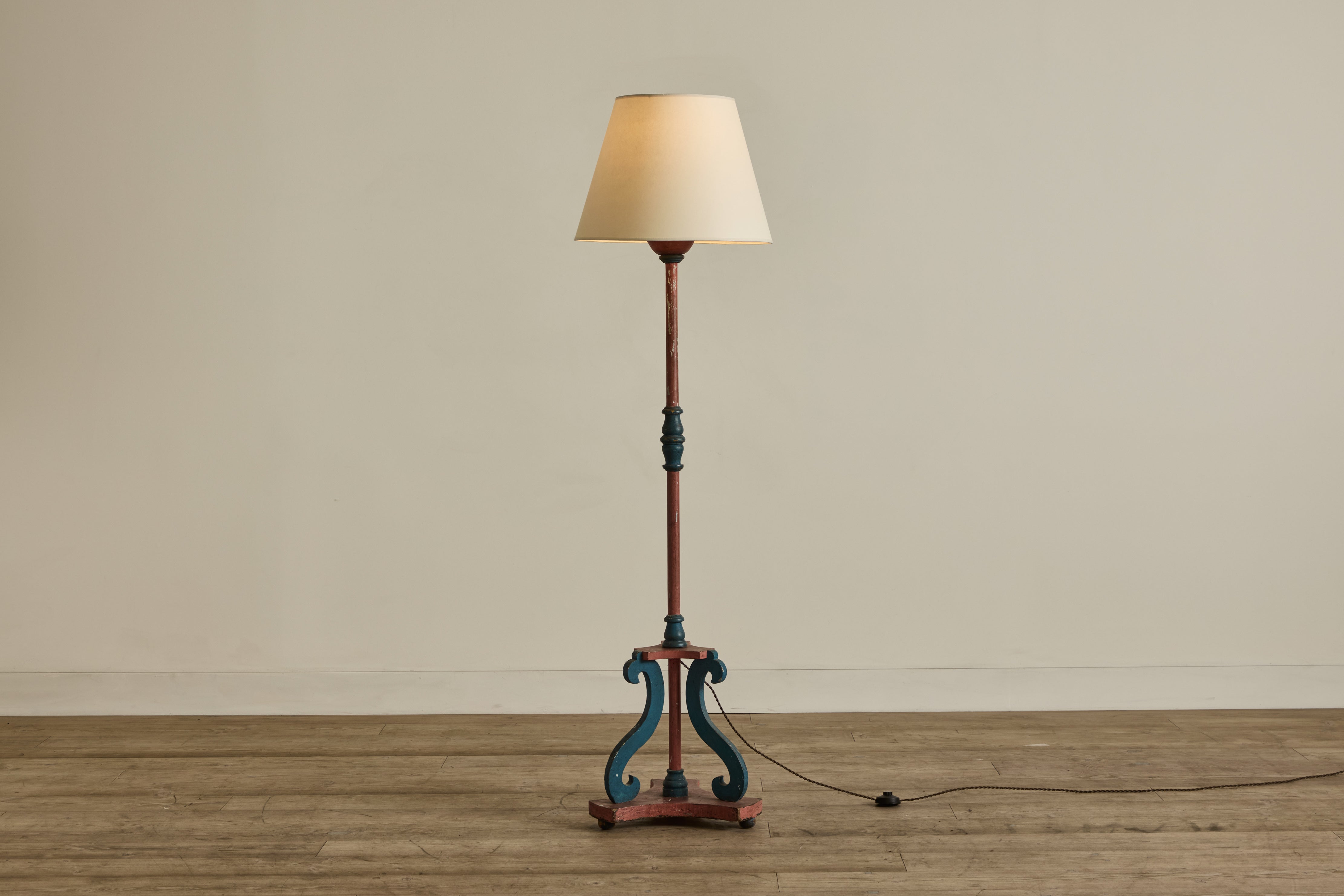 Painted Italian Floor Lamps