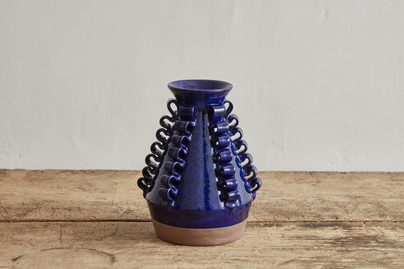 Perla Valtierra, Medium Lola A Vase in Indigo