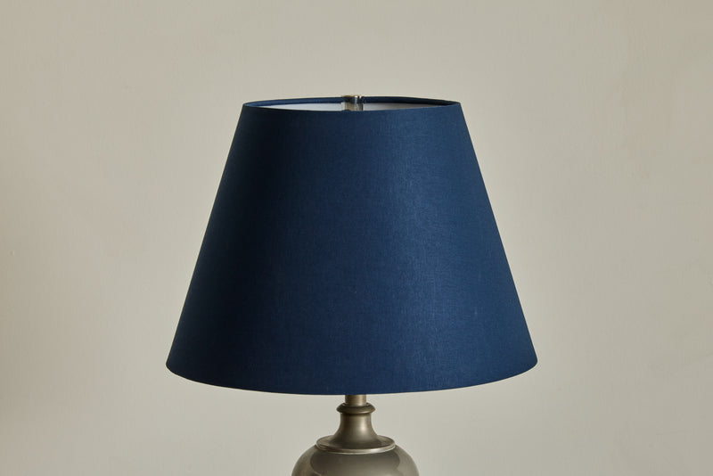 Pair of Nickel Table Lamps (LA)