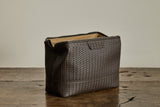 Brown Leather Washbag