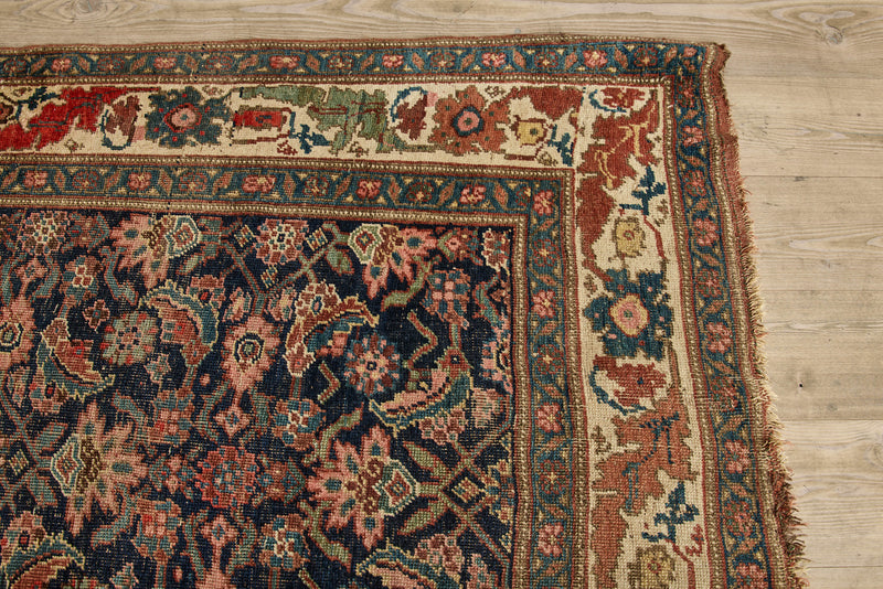 Floral Bijar Runner 4'8 x 11'8