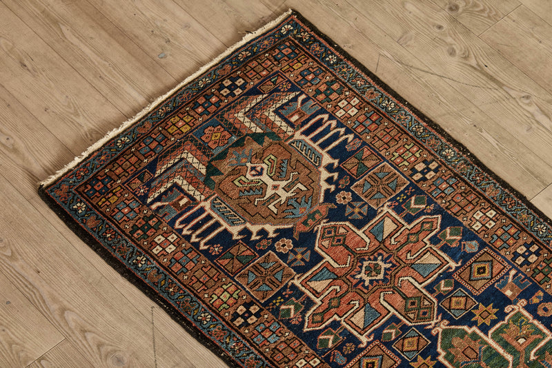 Persian Heriz Runner 3'2 x 15'3