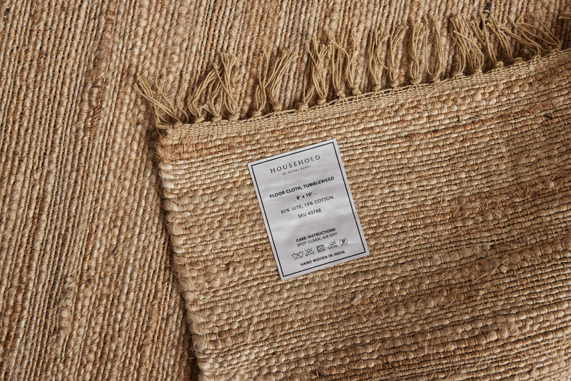 Nickey Kehoe Floor Cloth in Tumbleweed (Multiple Sizes)