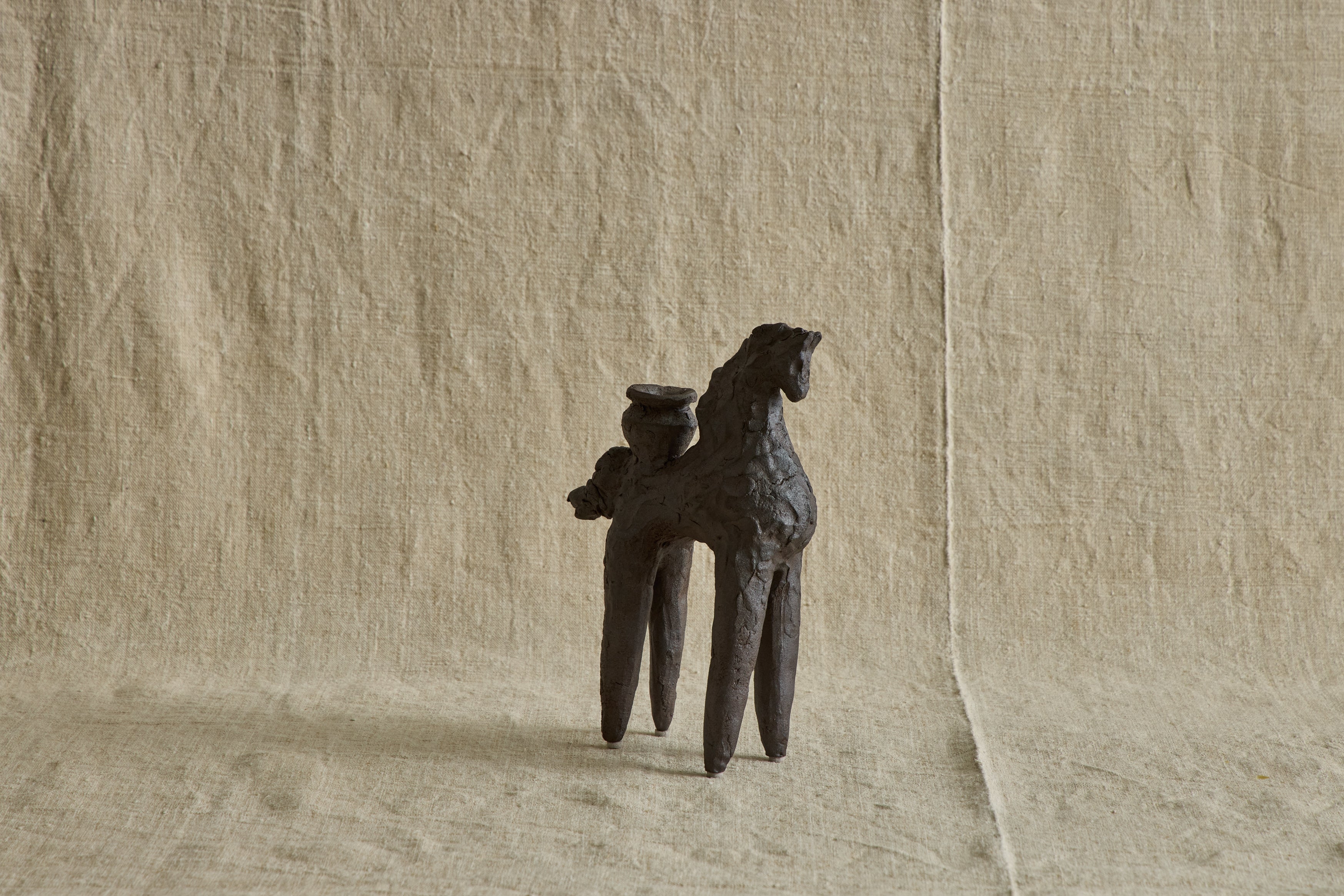 Horse Candlestick Holder, Medium