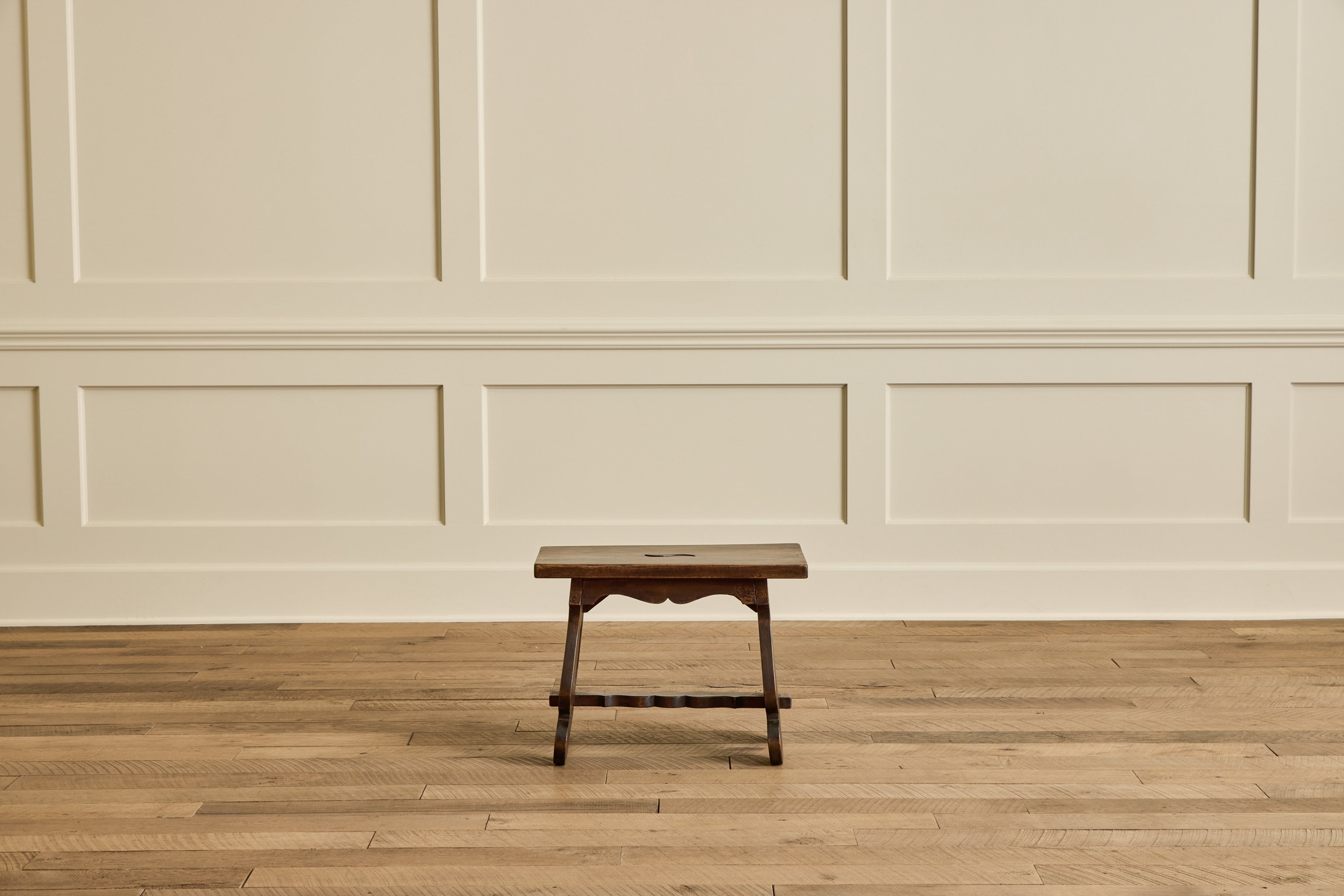 Pair of Petite Wood Benches