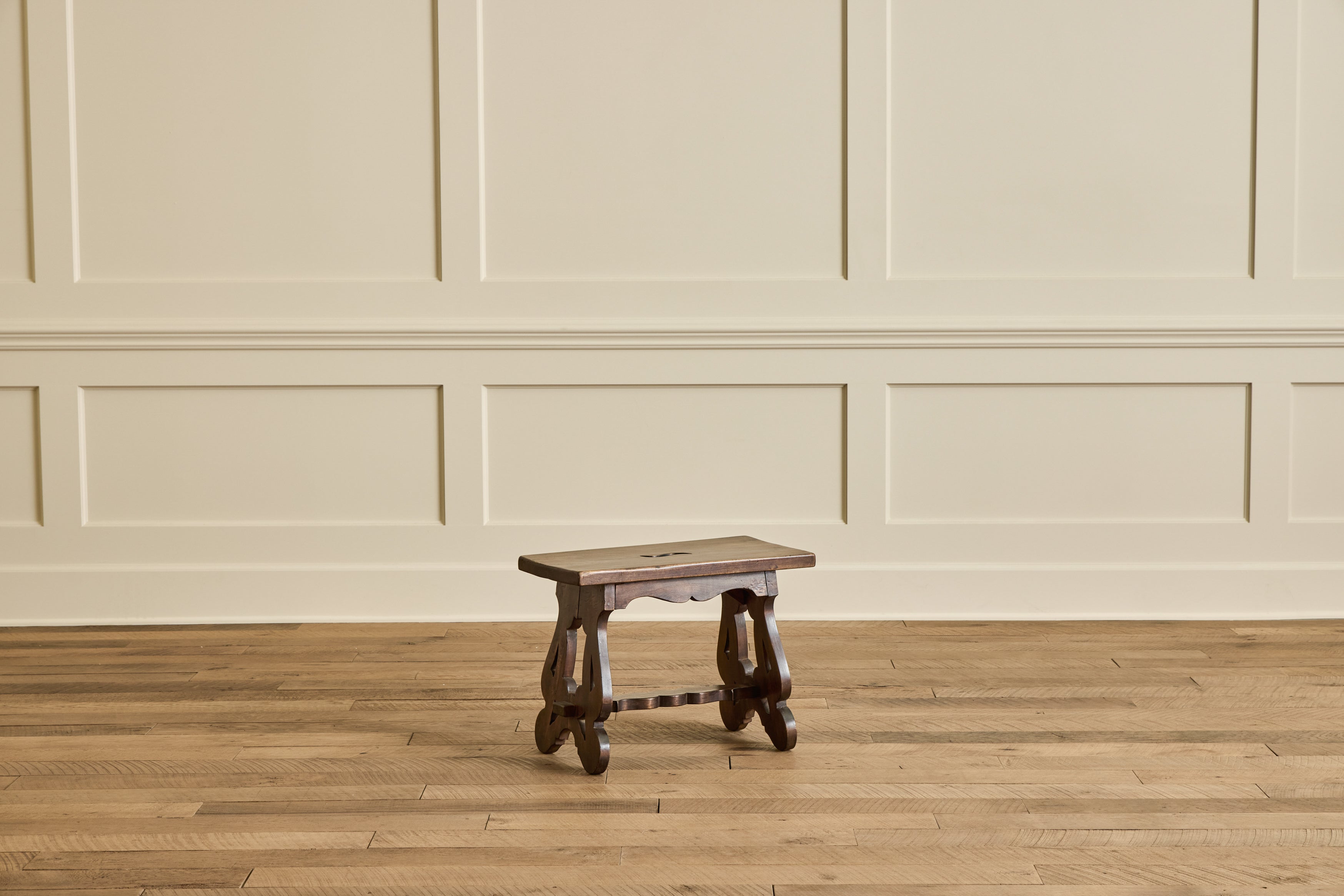 Pair of Petite Wood Benches