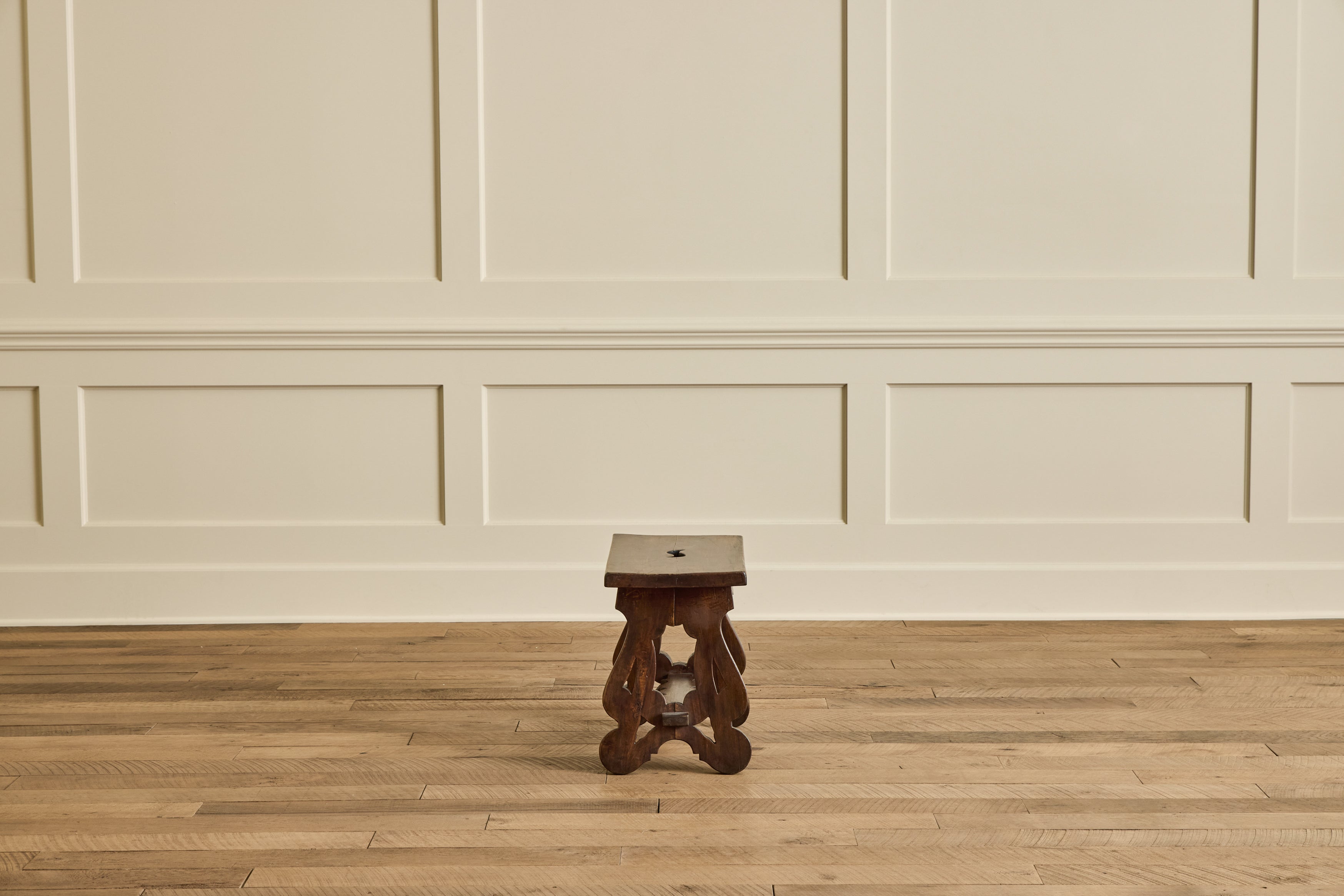 Pair of Petite Wood Benches