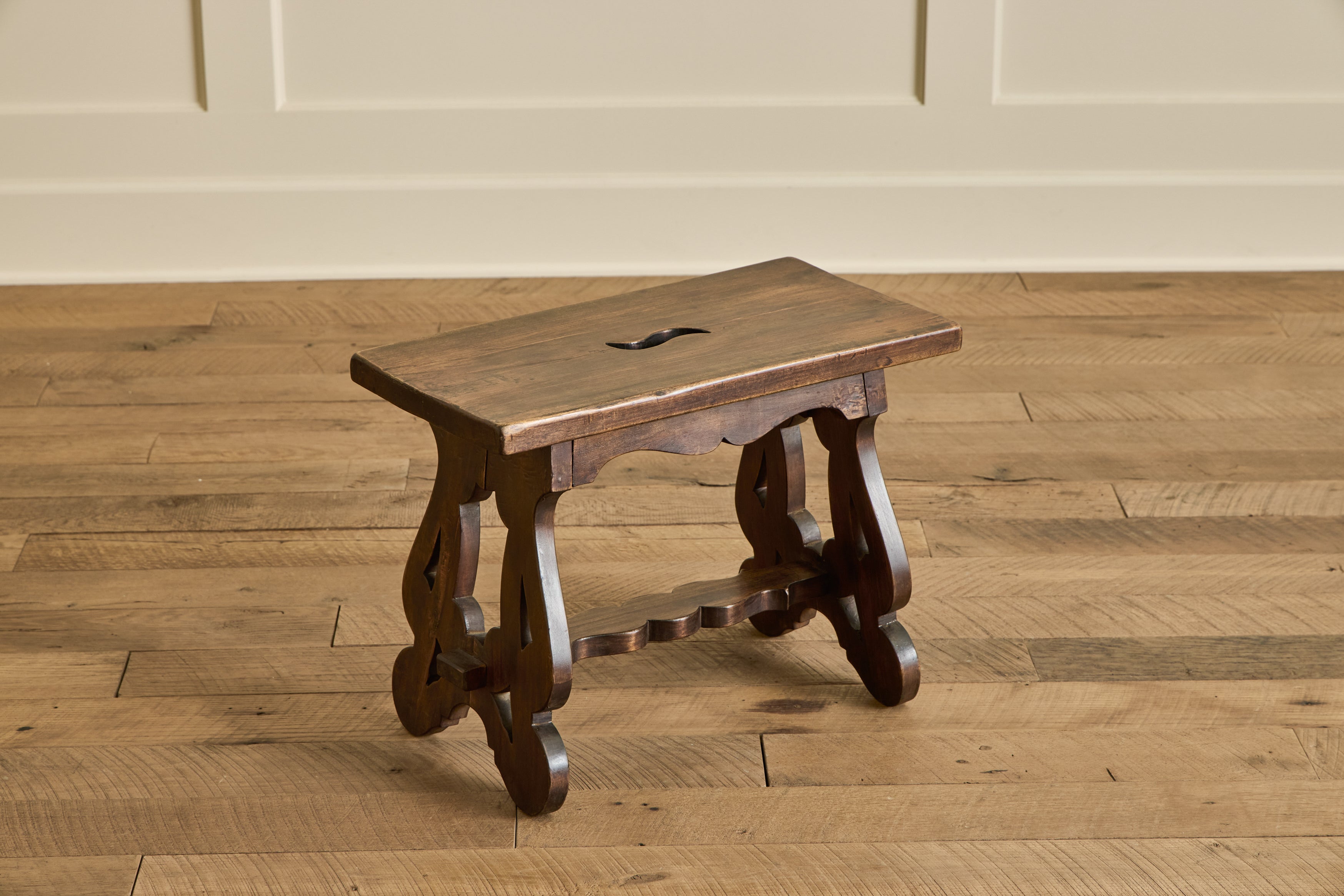 Pair of Petite Wood Benches