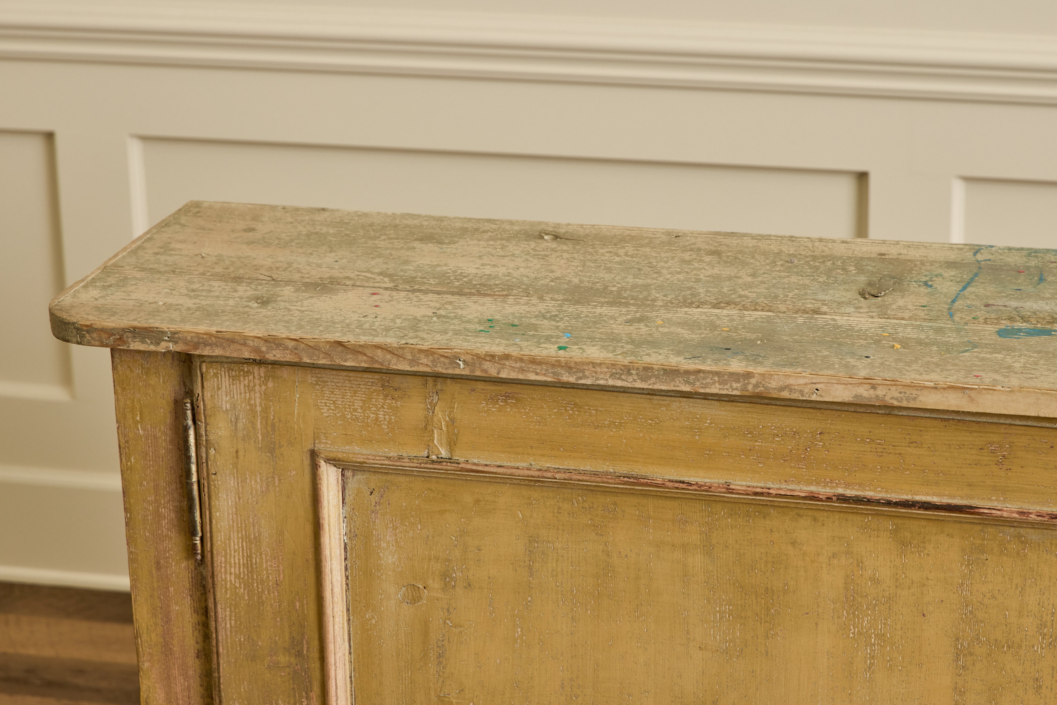 Rustic Mustard Sideboard