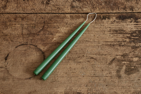 Beeswax Tapers, Sage