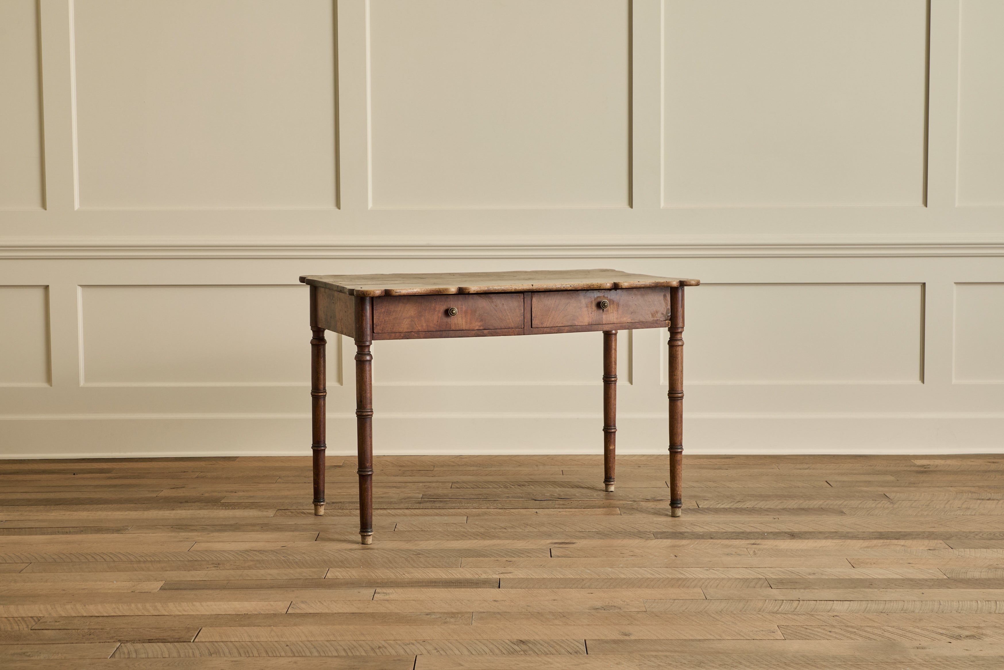 Scalloped Edge Side Table