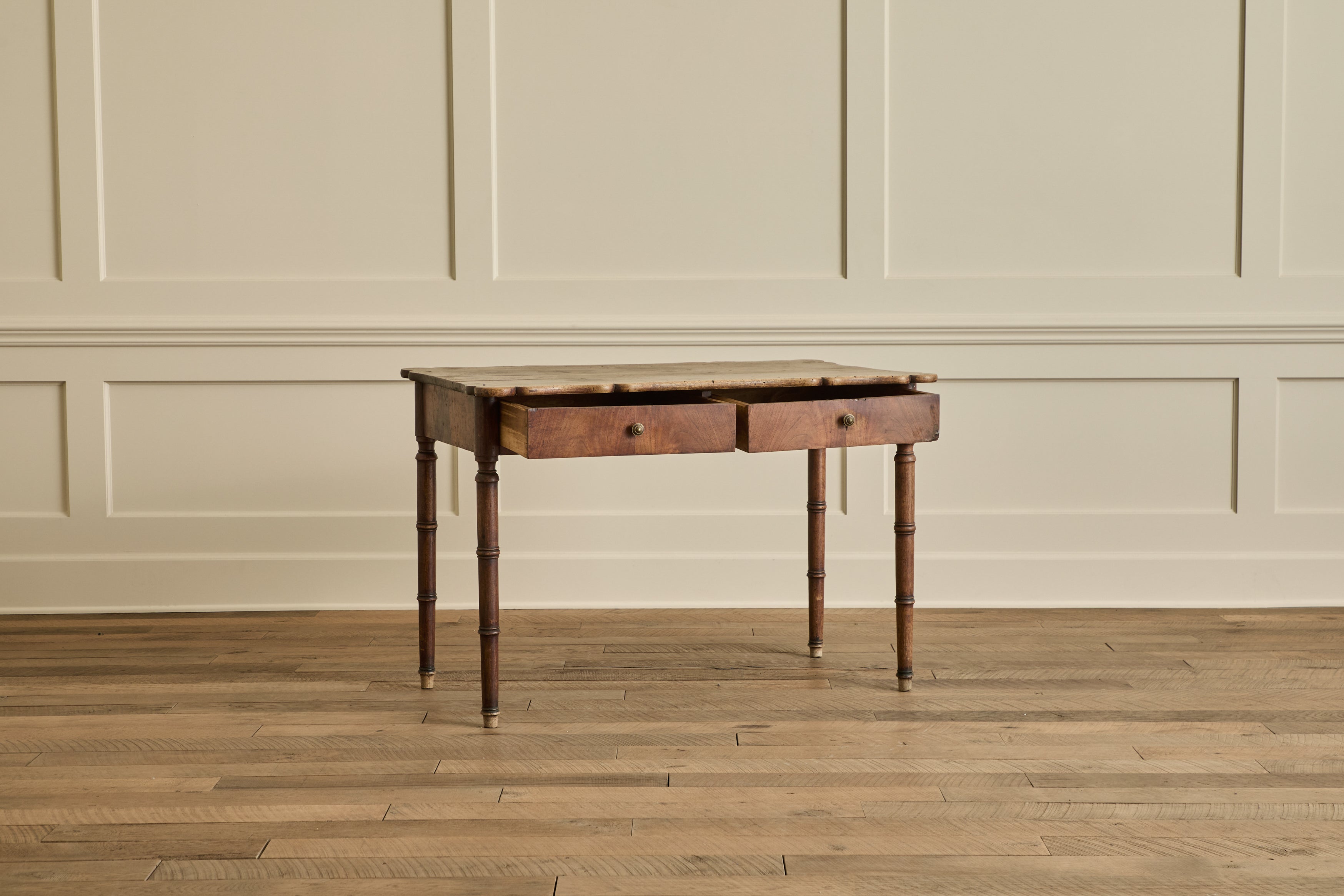 Scalloped Edge Side Table