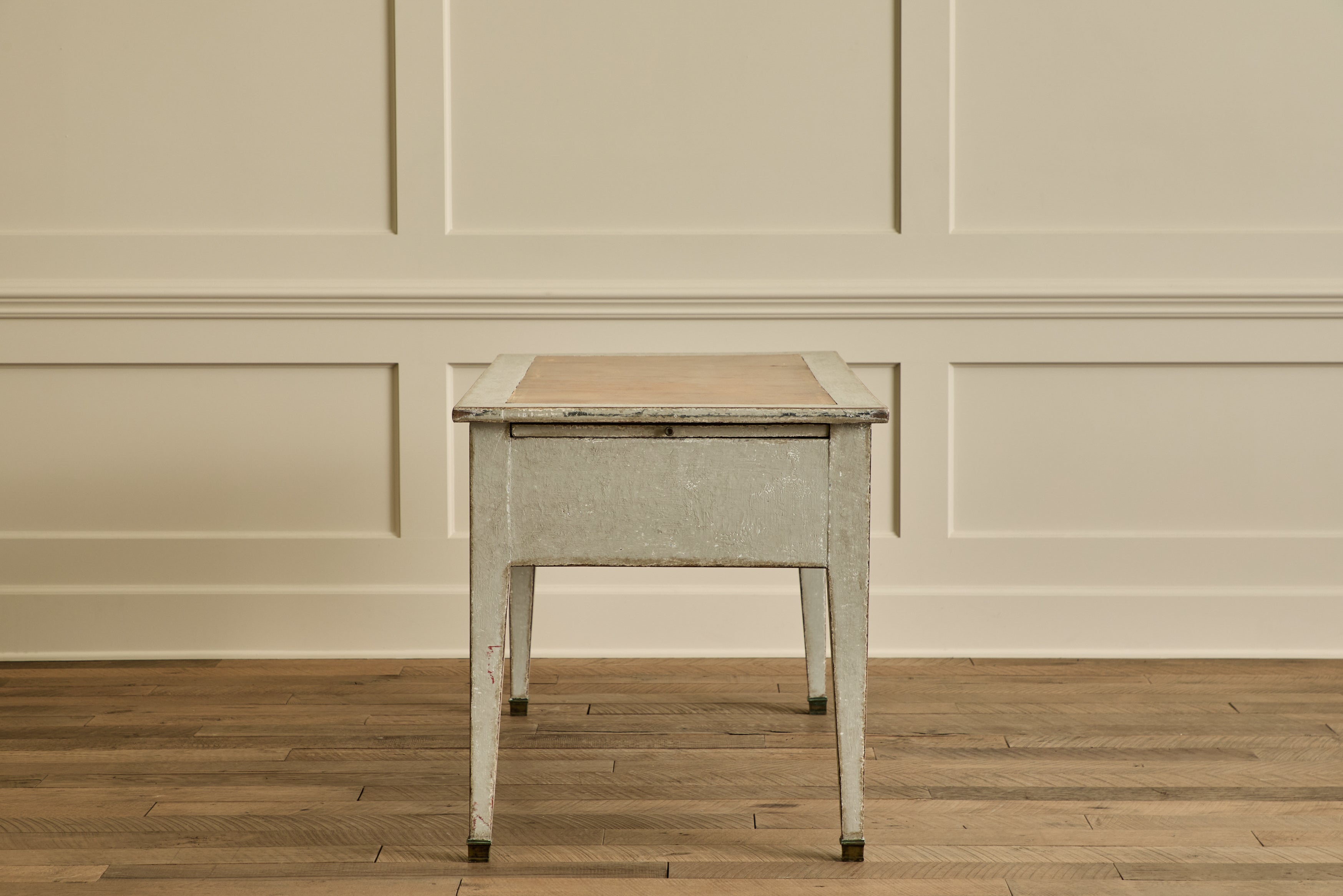 Swedish Leather Top Desk