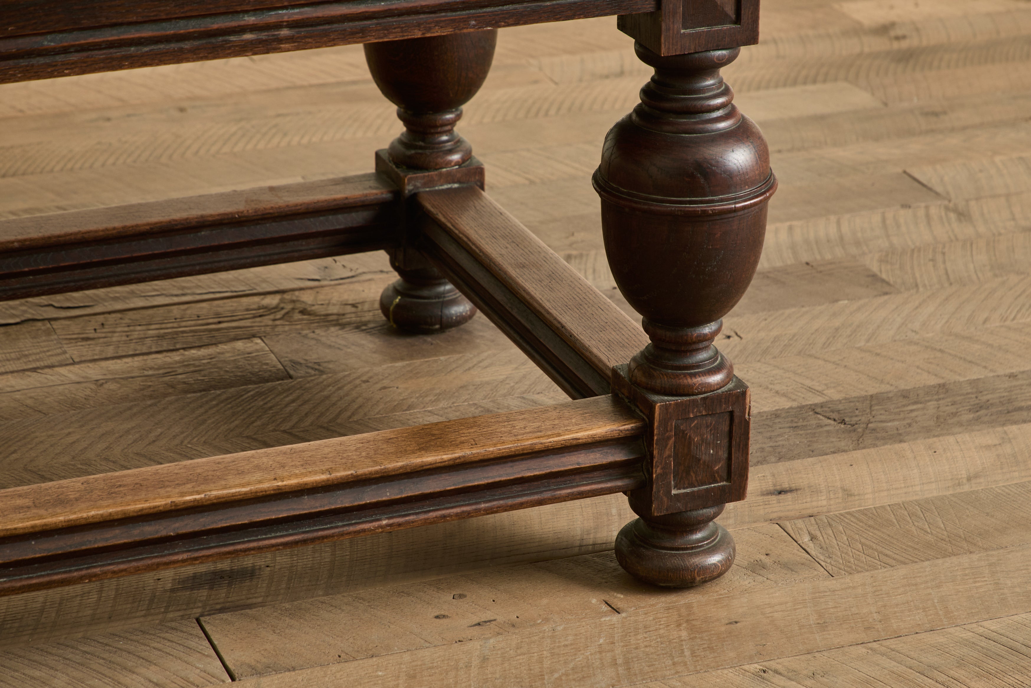 Oak Extension Hall Table