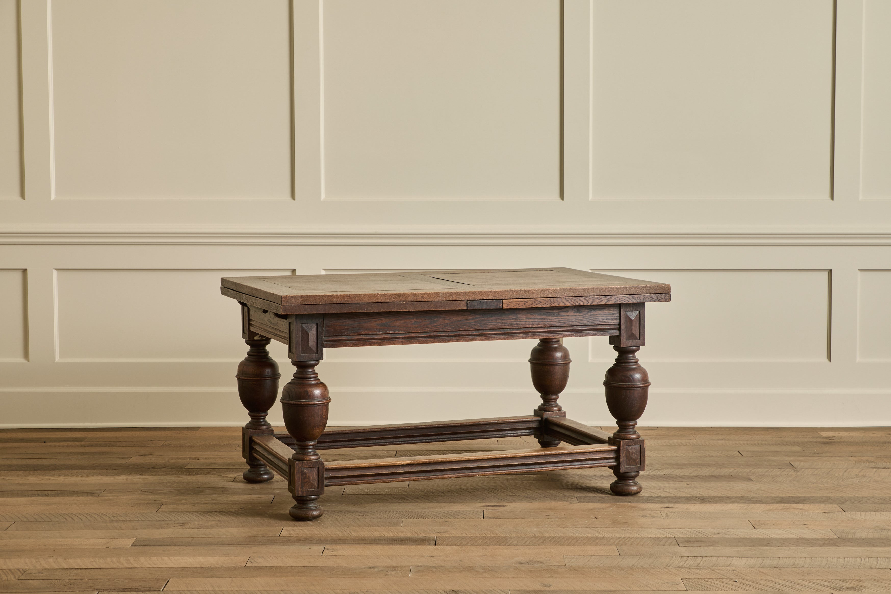 Oak Extension Hall Table