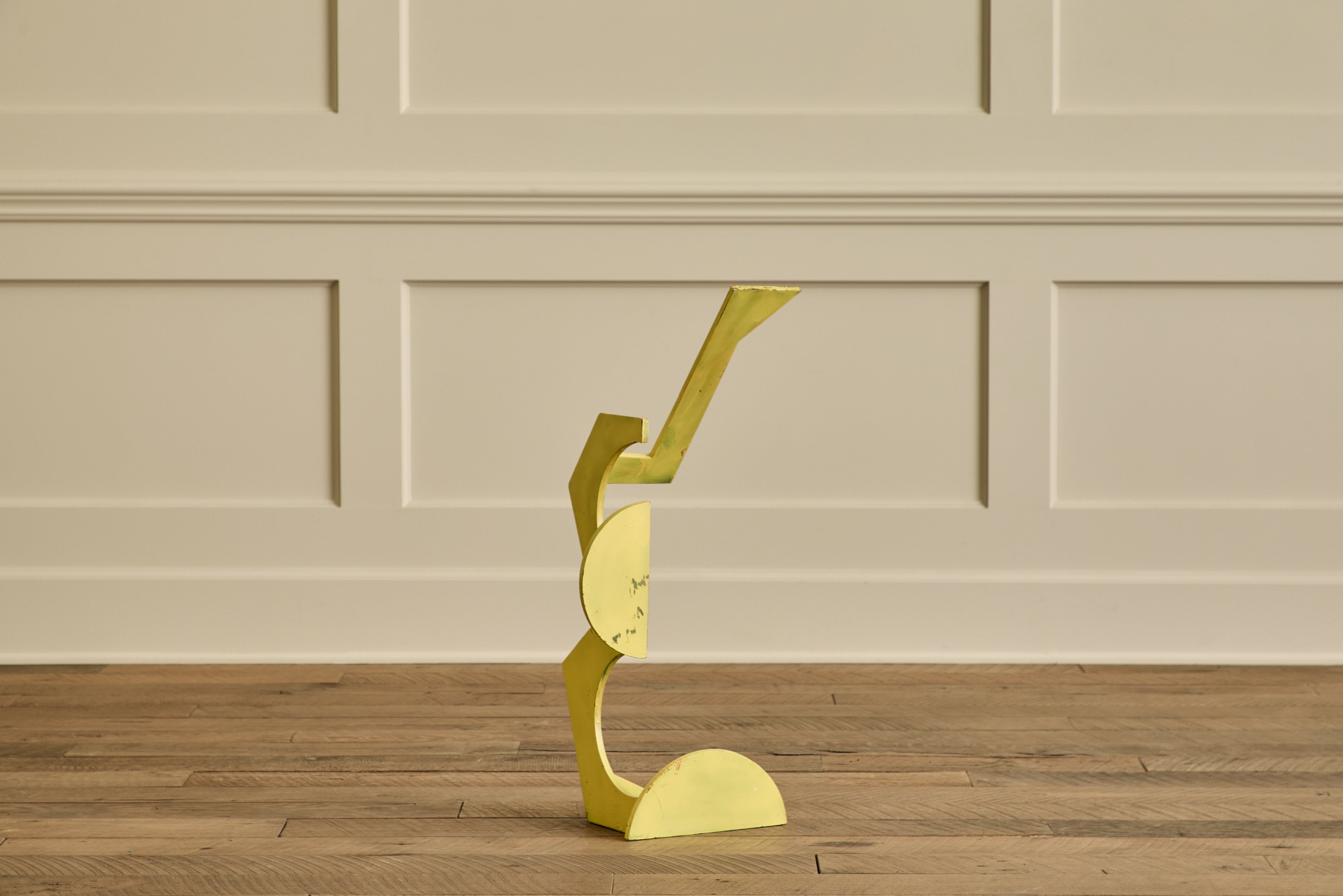 Yellow Abstract Sculpture