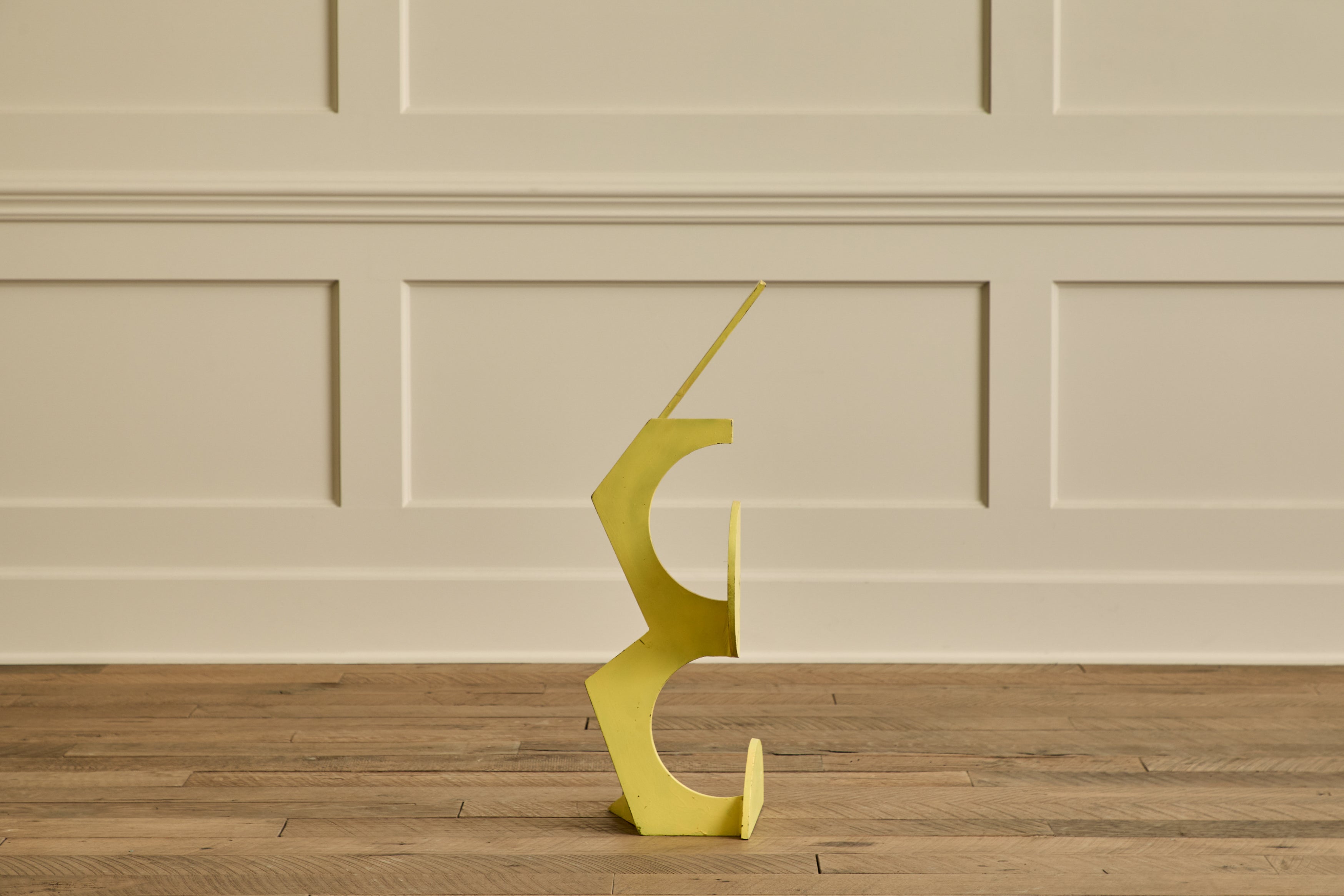 Yellow Abstract Sculpture
