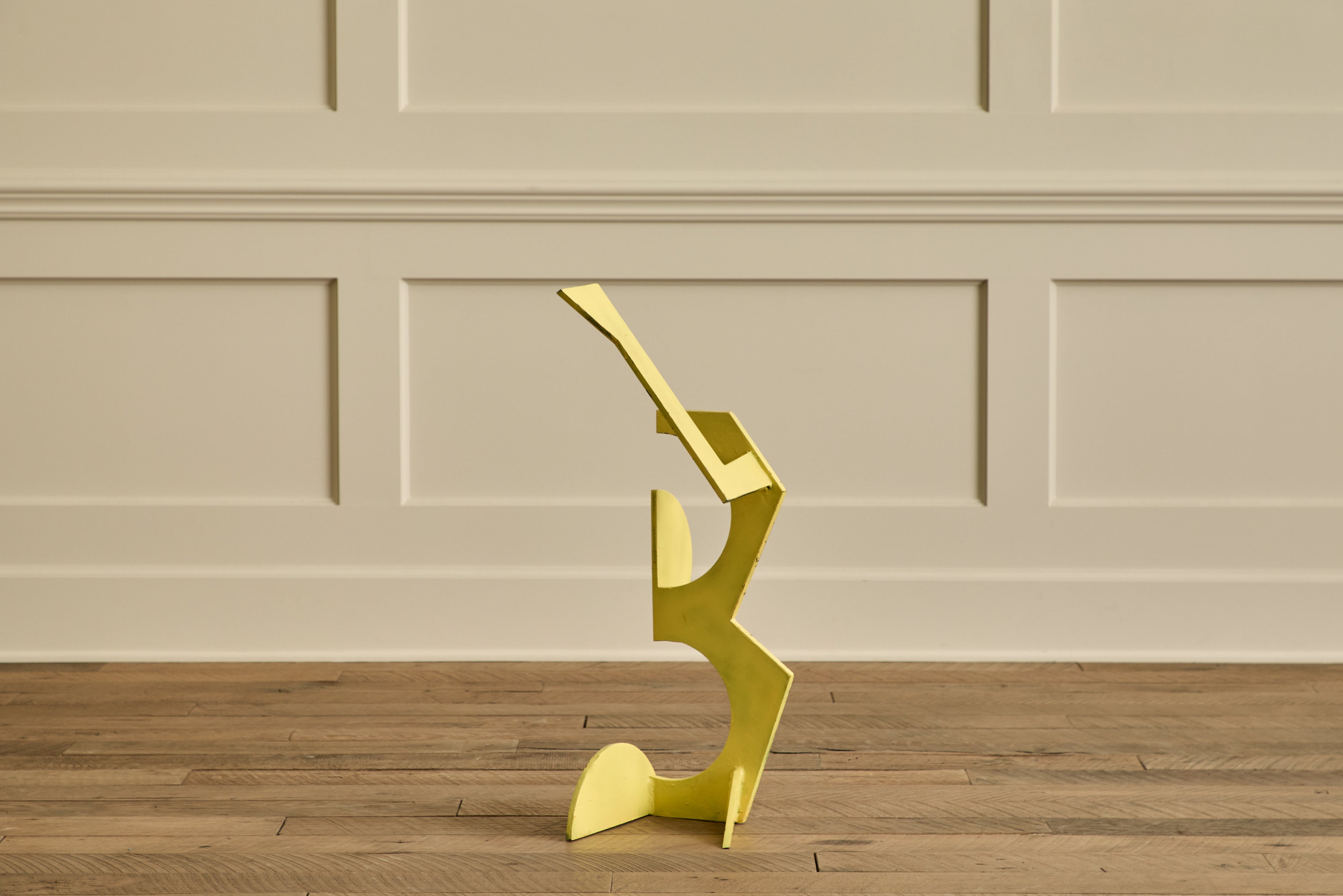 Yellow Abstract Sculpture