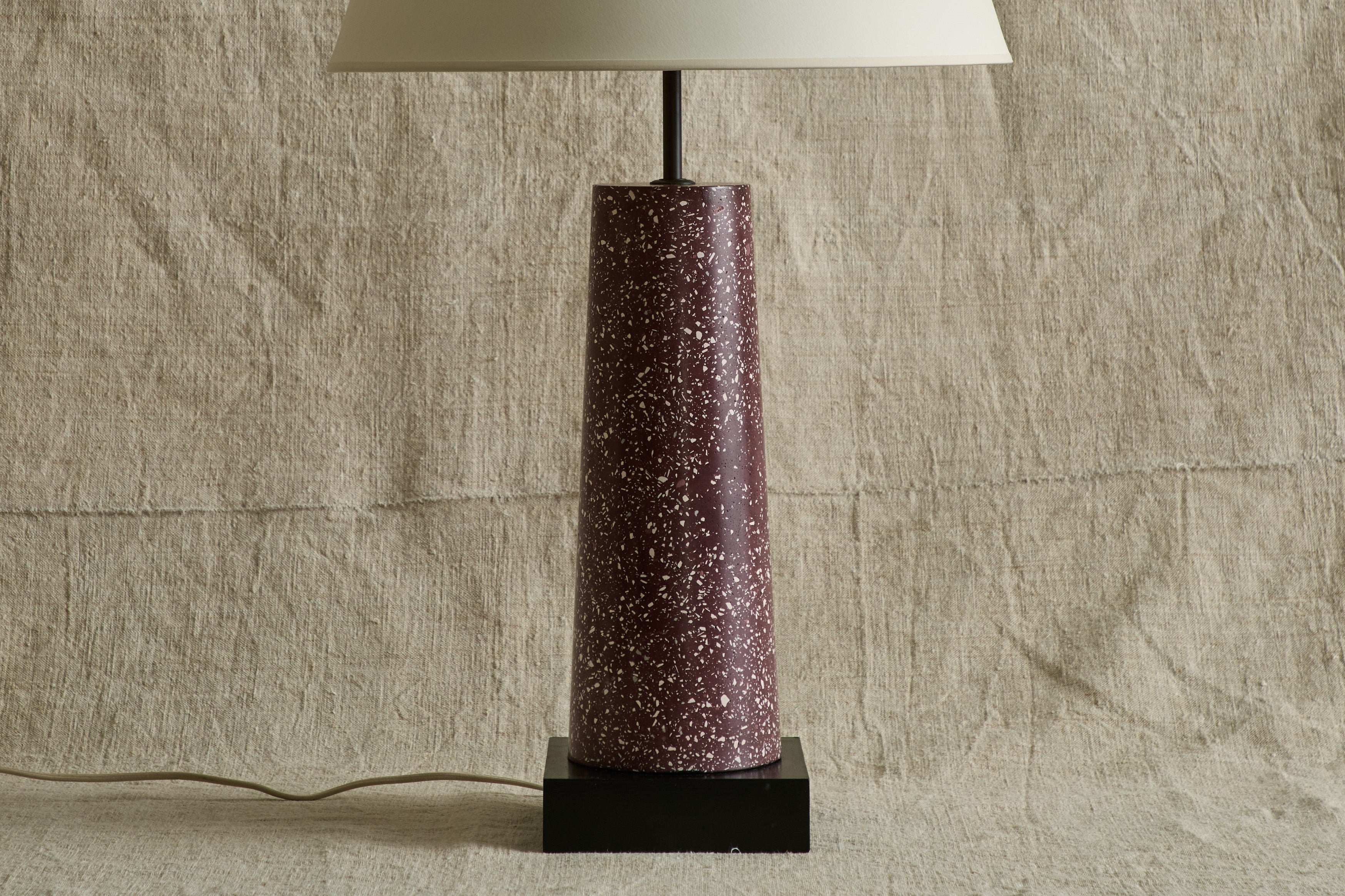 Scagliola Table Lamp, Porphyry