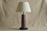 Scagliola Table Lamp, Porphyry