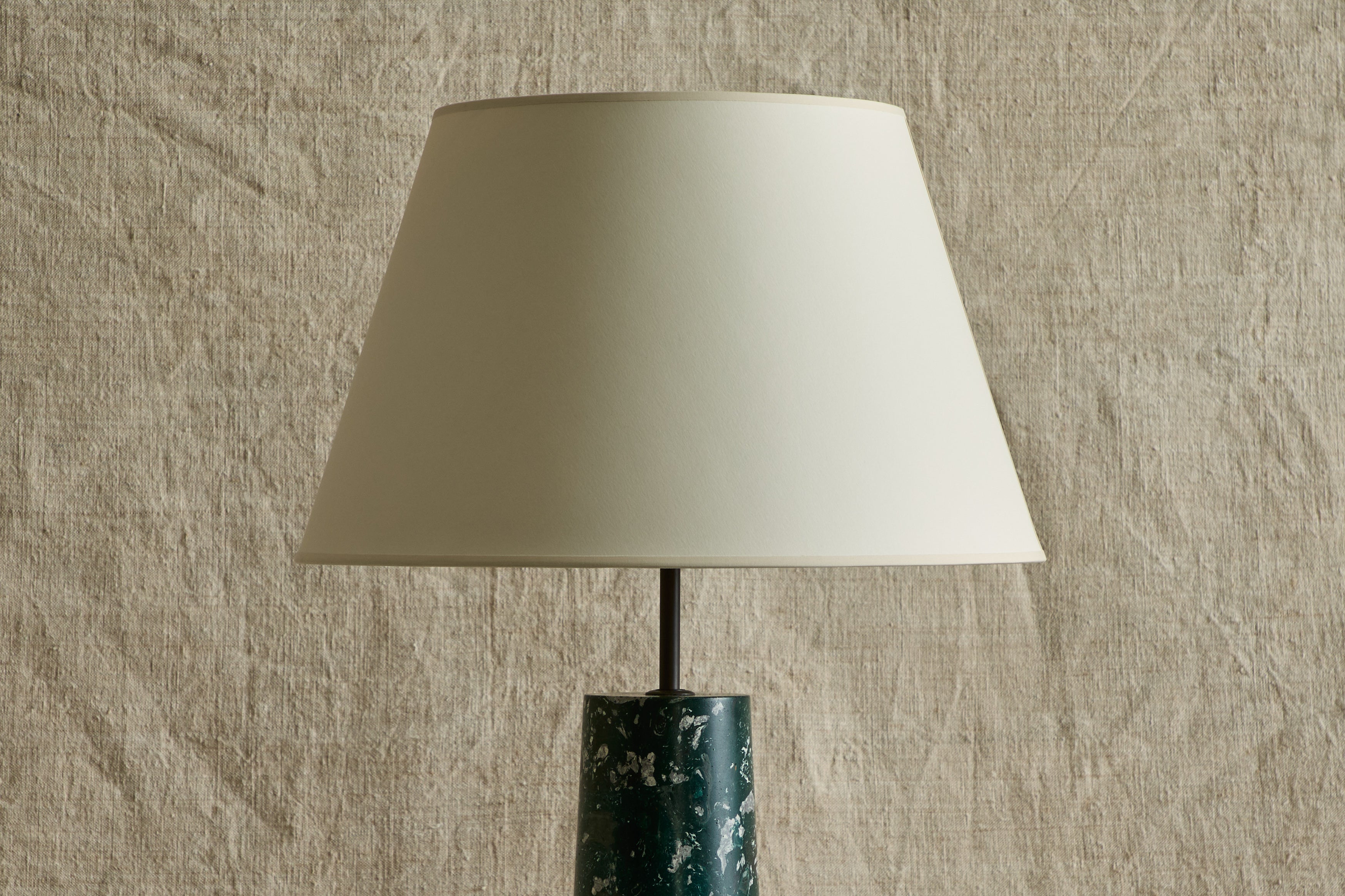 Scagliola Table Lamp, Swedish Green