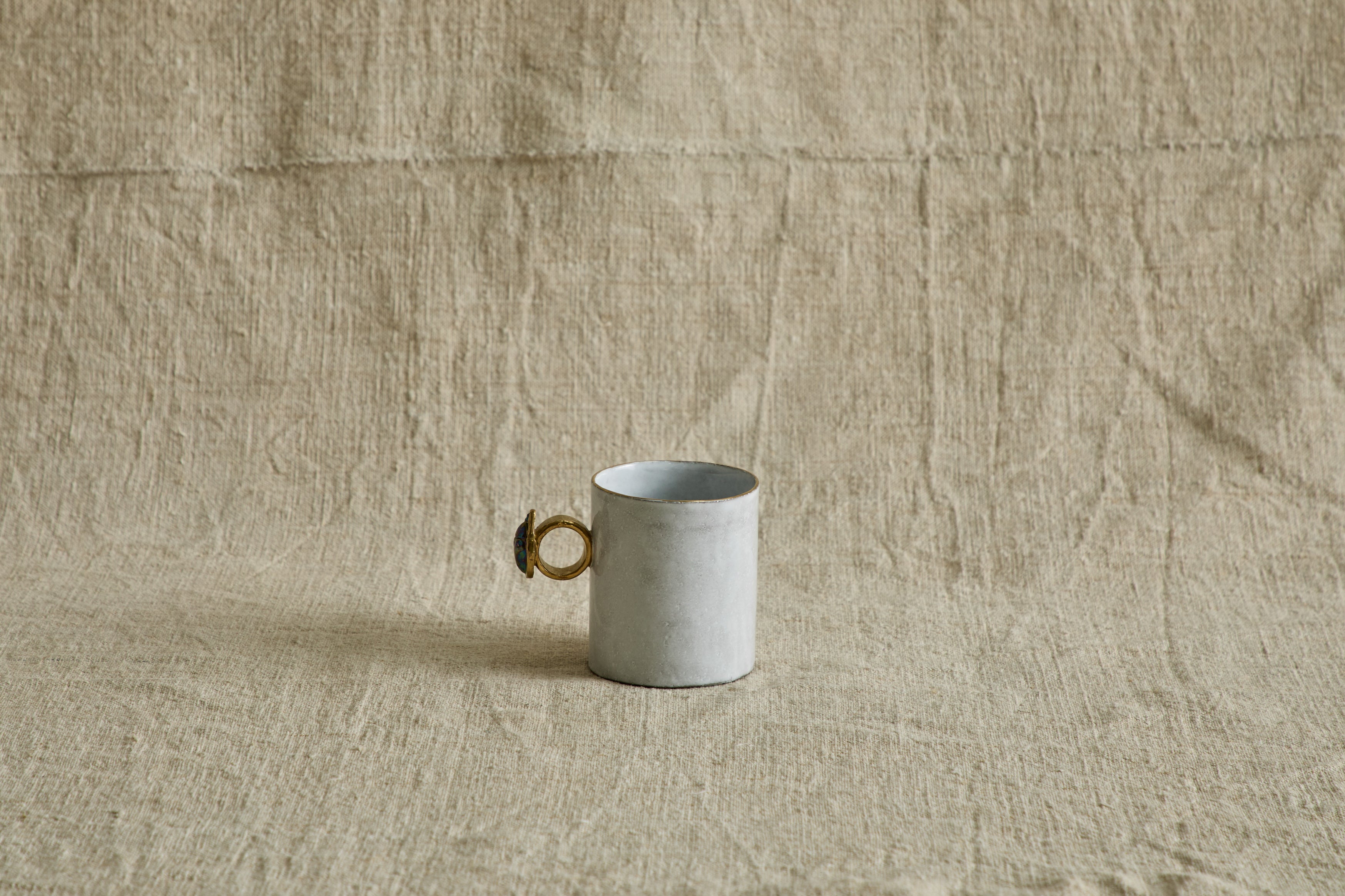 Serena Cup with Beetle Ring