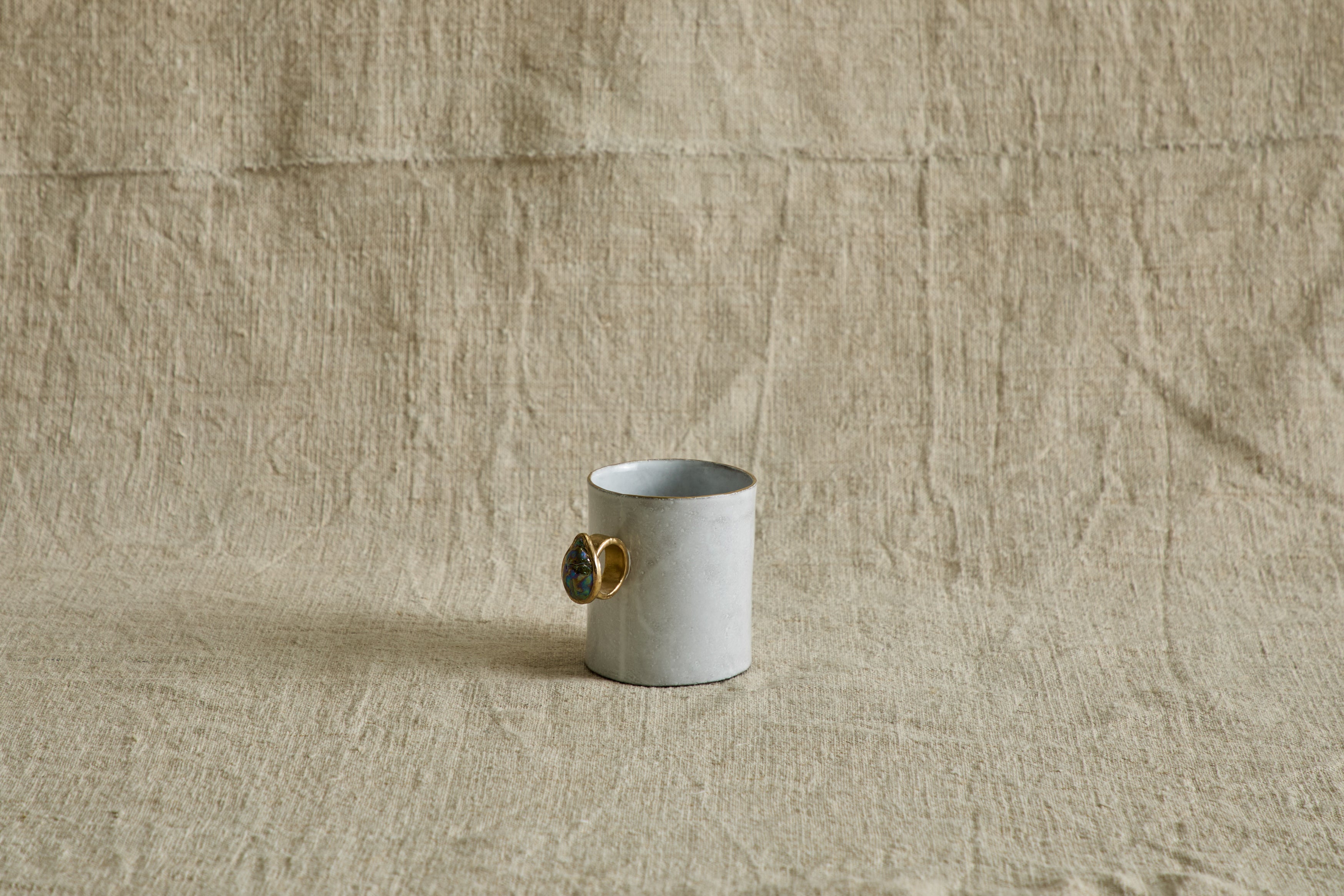 Serena Cup with Beetle Ring