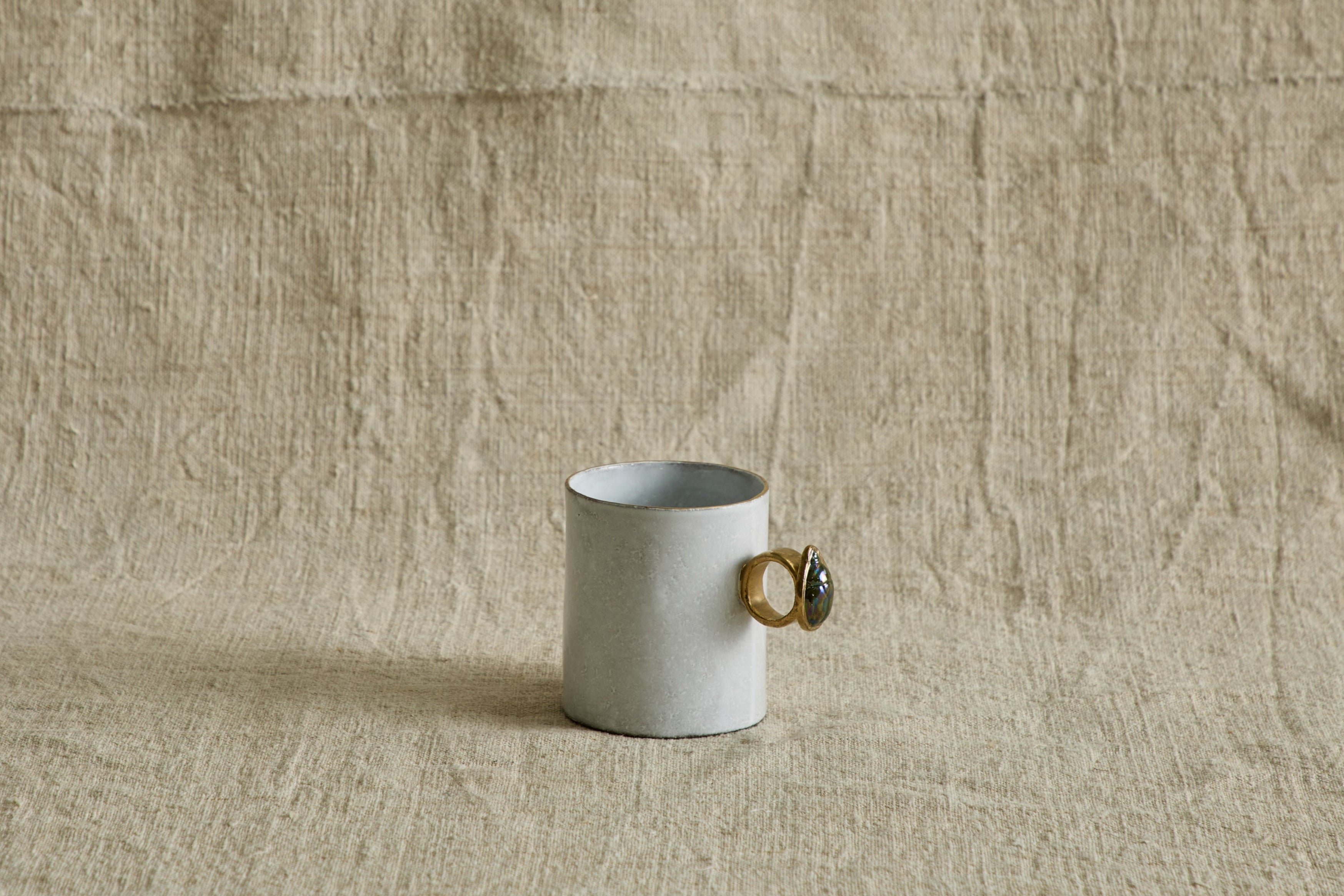 Serena Cup with Beetle Ring