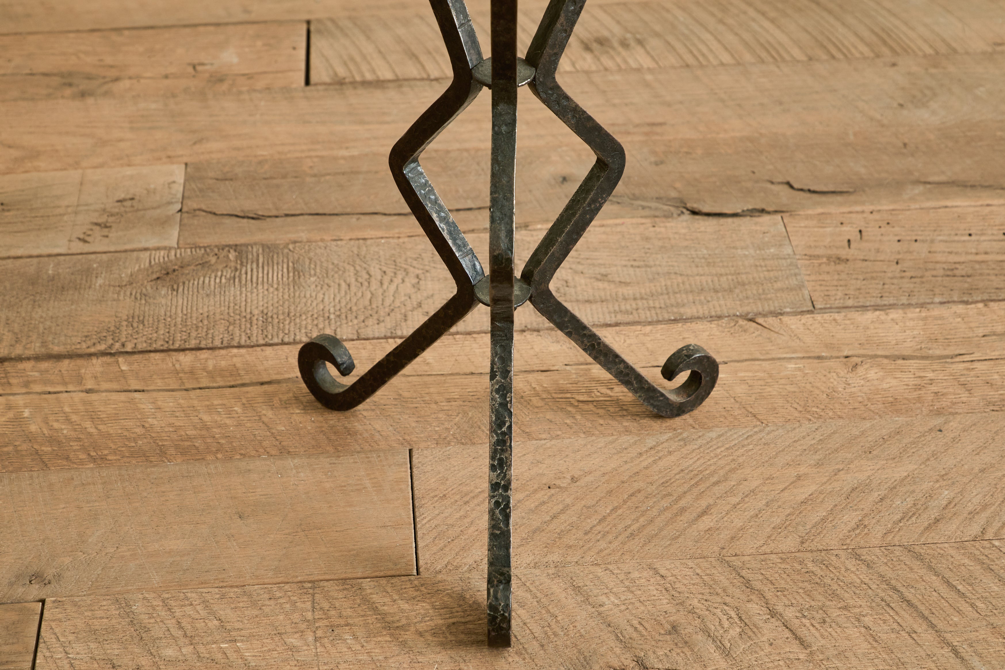 Mid Century Iron Side Table