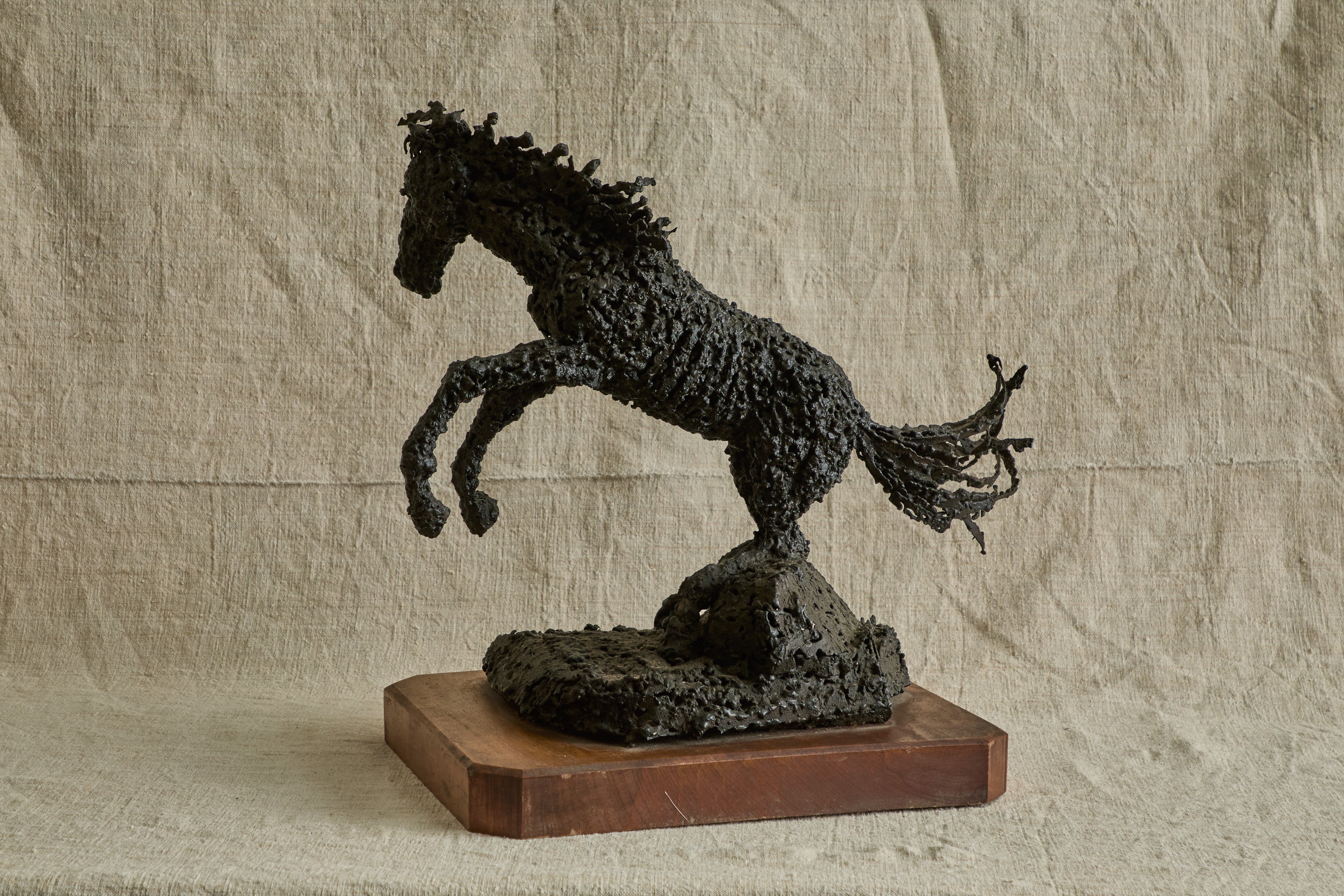 Brutalist Horse Sculpture