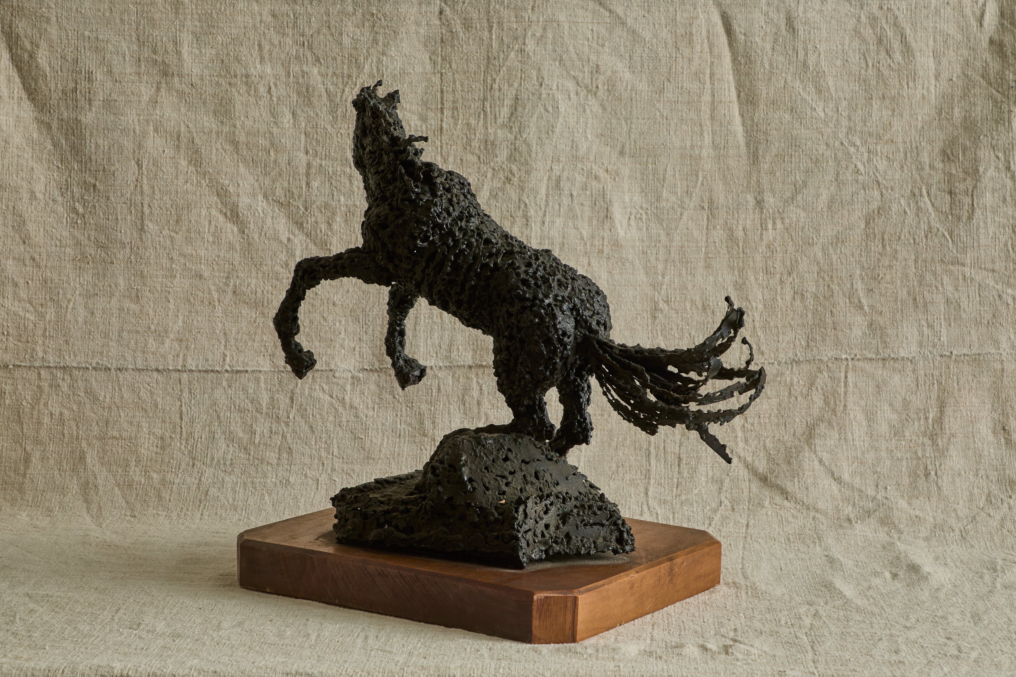 Brutalist Horse Sculpture