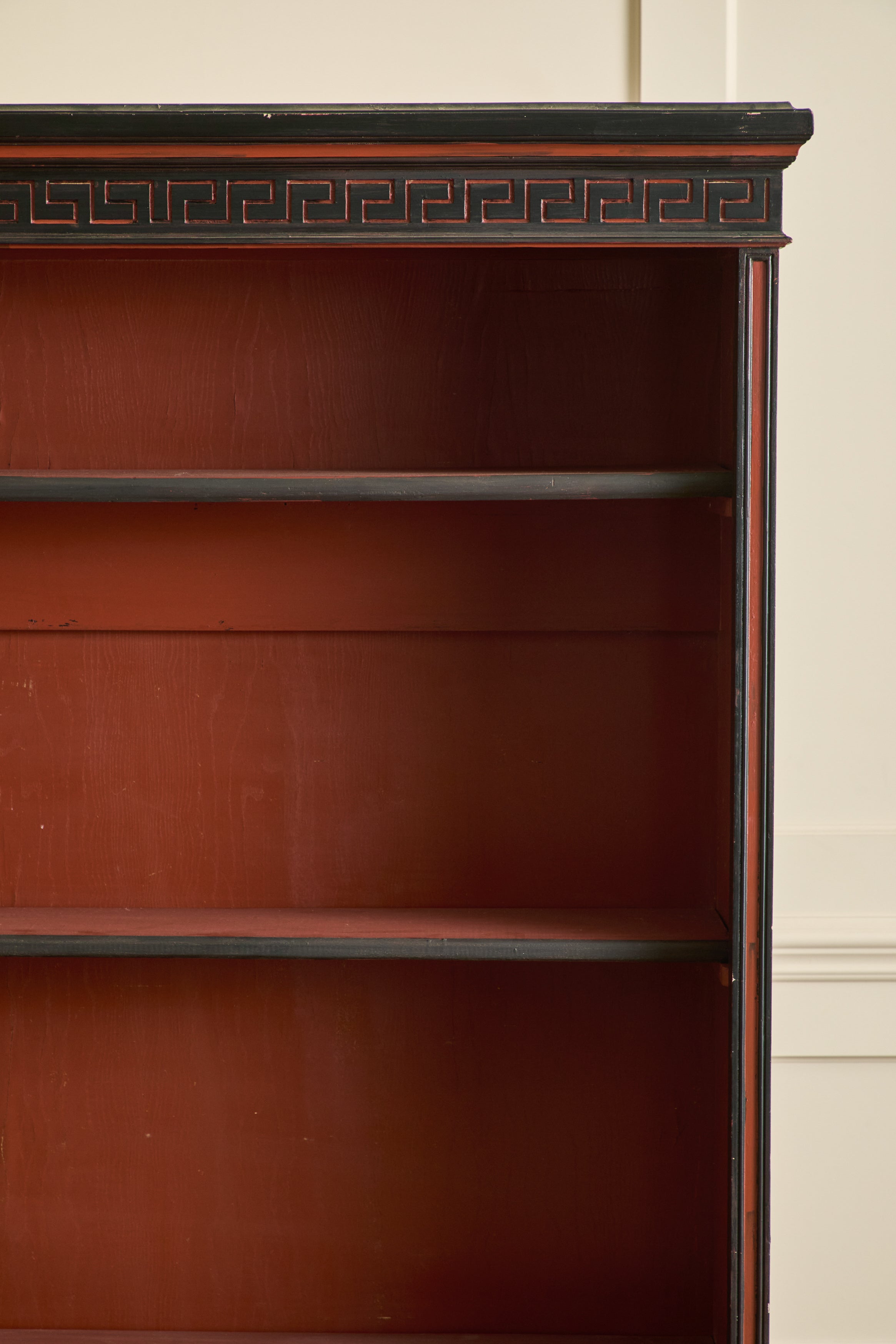 1970s Red Interior Bookcase