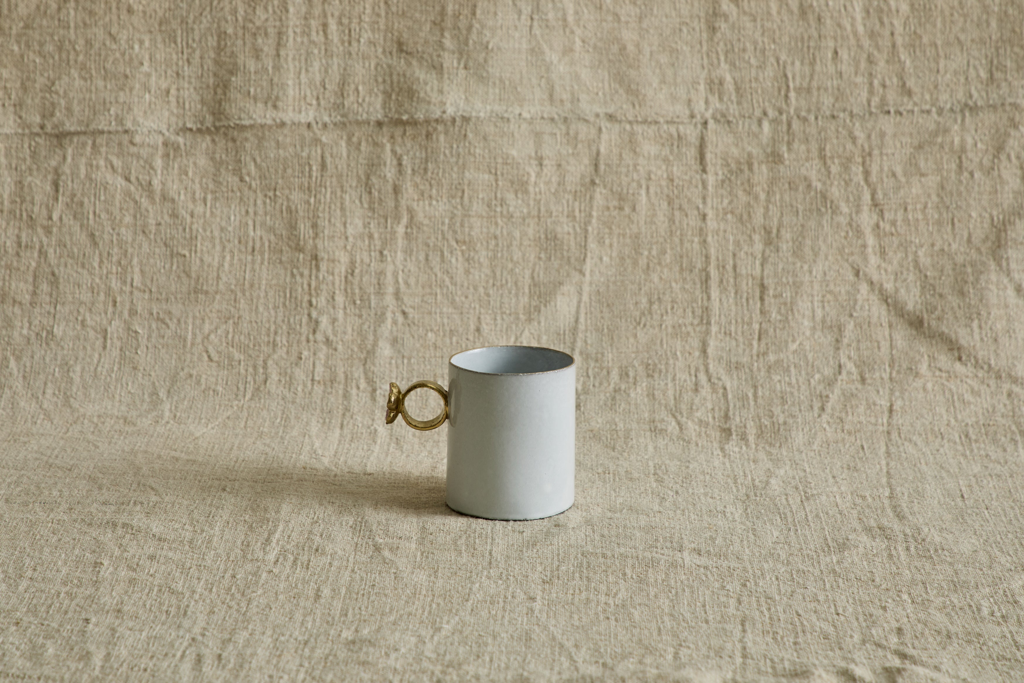 Serena Cup with Pink Flower Ring