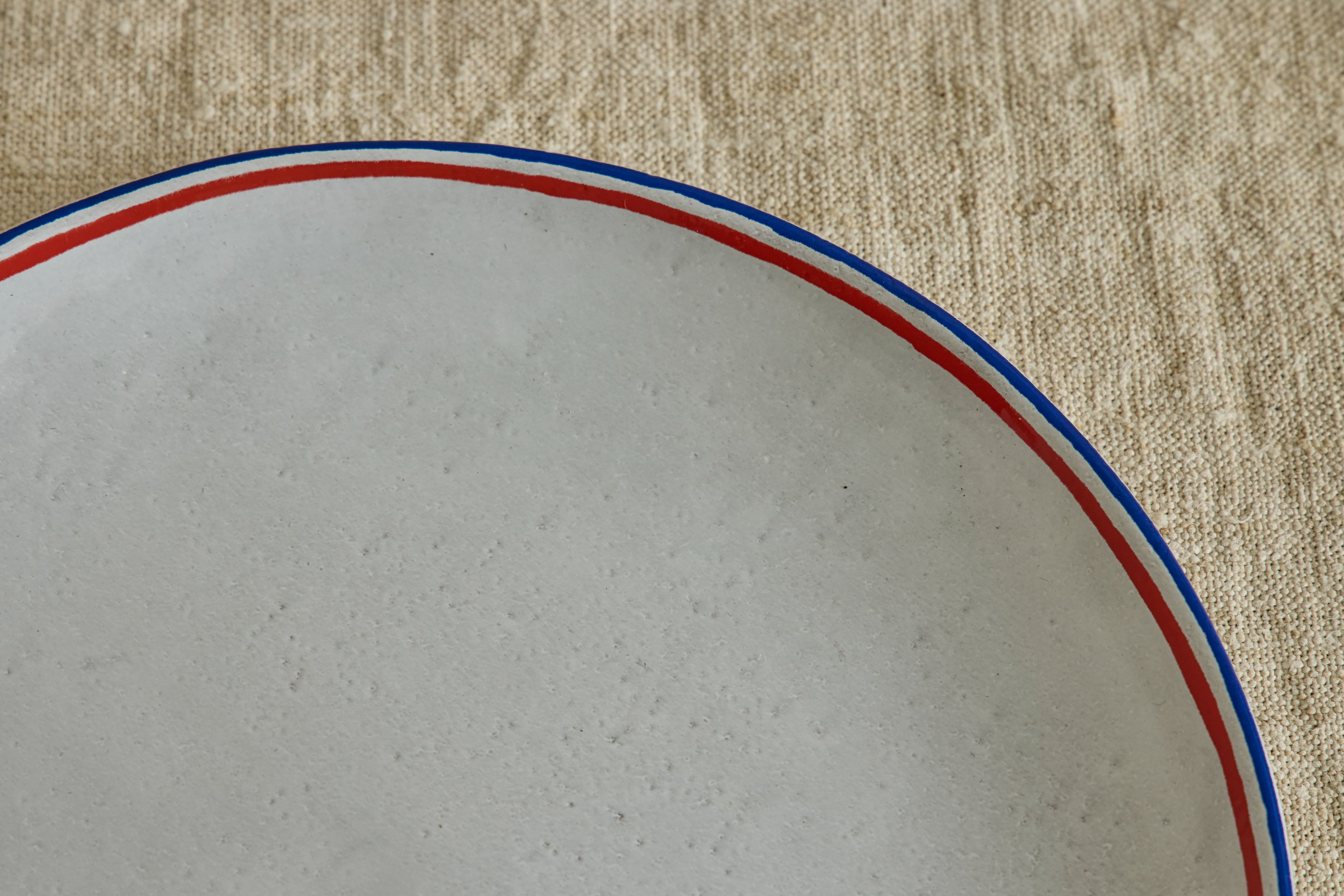 Tricolore Dinner Plate