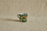 Cup with Green, Red & Yellow Marble Exterior
