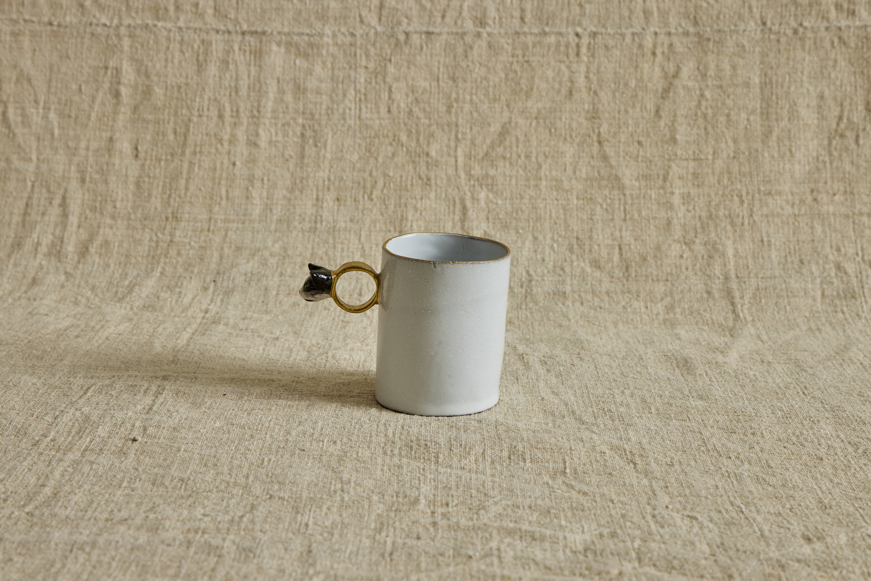 Serena Cup with Cat Ring