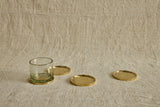 Cast Brass Coasters, Set of 4