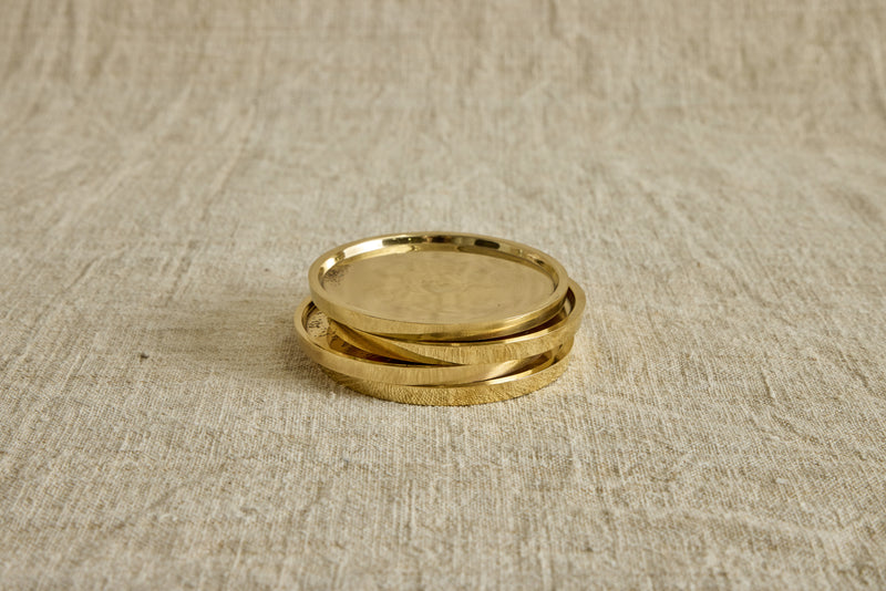 Cast Brass Coasters, Set of 4 – Nickey Kehoe