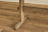 Custom Trestle Dining Table, Reclaimed Pine