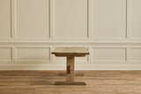 Custom Trestle Dining Table, Reclaimed Pine
