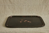 19th Century Rose Tole Painted Tray