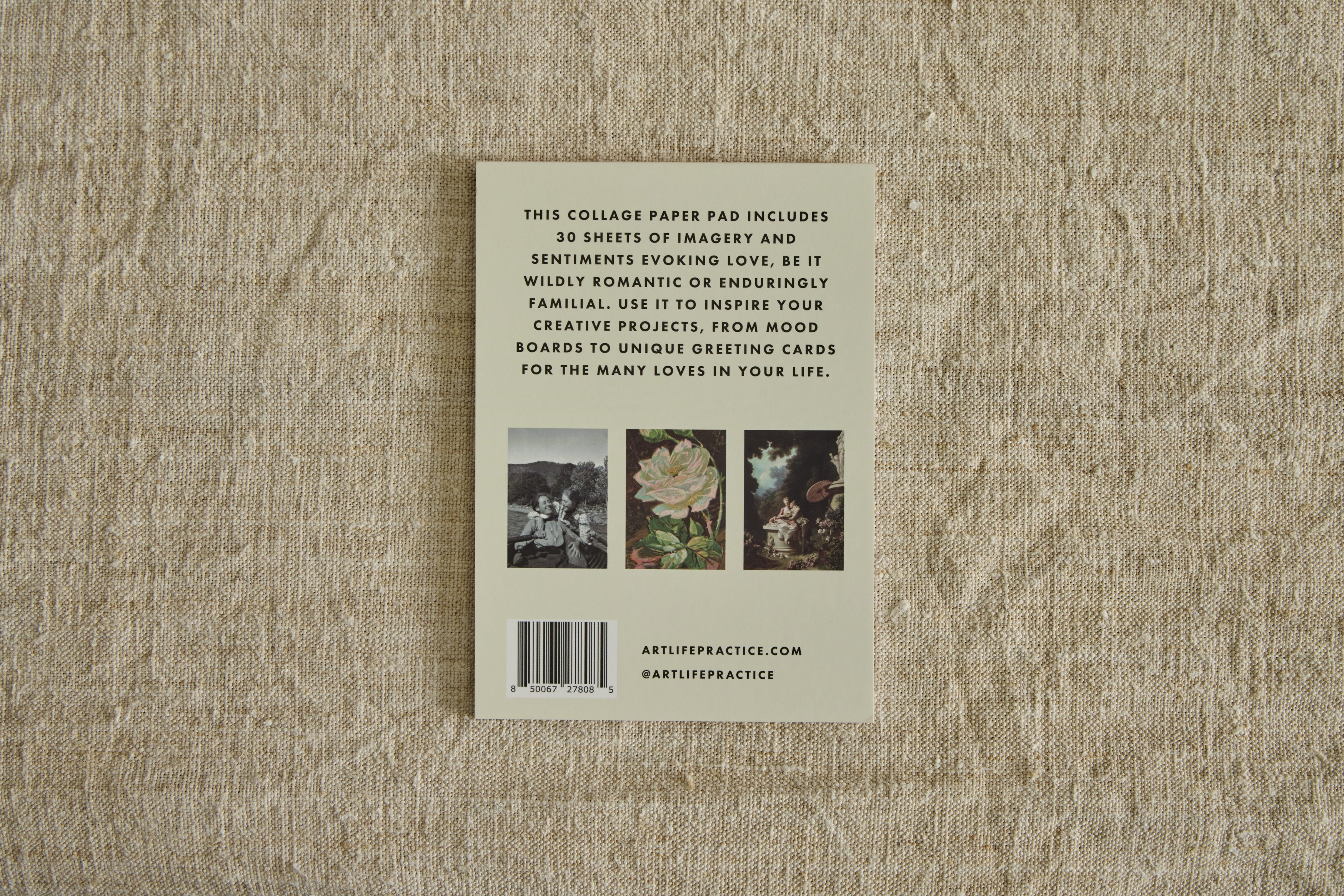 Love Collage Paper Pad