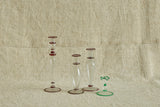 Shown with Glass Candlestick Holder, Red Trim, Multiple Sizes