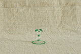 Green Wavy Candleholder