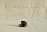 Espresso Cup & Saucer in Chestnut