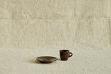 Espresso Cup & Saucer in Chestnut