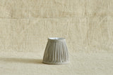 Humbug Brown & White Ticking Pleated Lampshade (Multiple Styles)